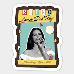 Lana Del Rey - Smoking Cigarette Sticker